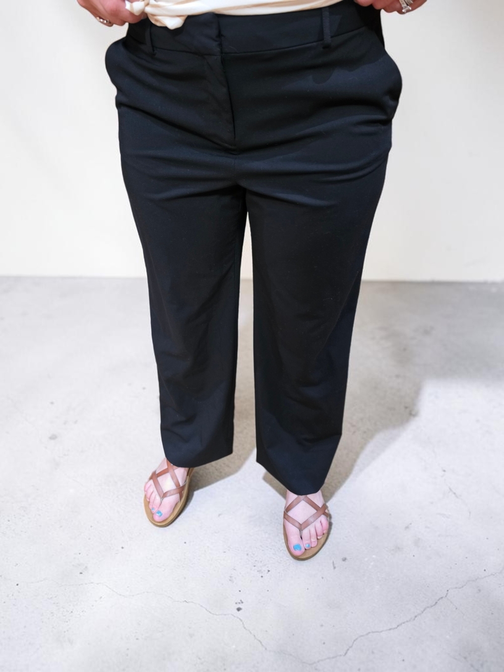 Liz Claiborne Black Straight Leg Dress Pants
